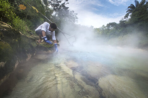 Andres Ruzo documented the existence of the legendary Boiling River in the Amazon. Photography: Devlin Gandy Andres Ruzo documented the existence of the legendary Boiling River in the Amazon. Photography: Devlin Gandy